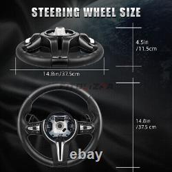 M Look Leather Steering Wheel For BMW F07 F10 F11 530i F06 F12 640i F01 740i