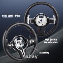 M Look Leather Steering Wheel For BMW F07 F10 F11 530i F06 F12 640i F01 740i