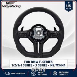 M Sport Leather Steering Wheel For BMW F30 F32 F20 F21 F15 F22 F25 F16 M2 M3 M4