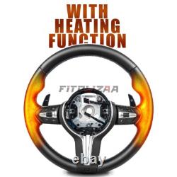 M Style Leather Steering Wheel For BMW F30 330i F32 440i F80 M3 F82 M4 WithHeating