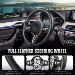M Style Leather Steering Wheel For BMW F30 330i F32 440i F80 M3 F82 M4 WithHeating