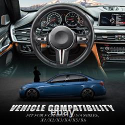 M Style Leather Steering Wheel For BMW F30 330i F32 440i F80 M3 F82 M4 WithHeating