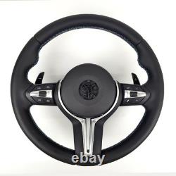 M Style Leather Steering Wheel For BMW F30 F33 F20 F21 F15 F22 F25 F16 M2 M3 M4