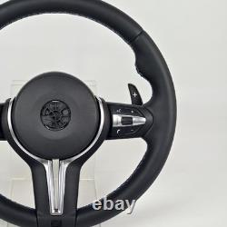 M Style Leather Steering Wheel For BMW F30 F33 F20 F21 F15 F22 F25 F16 M2 M3 M4