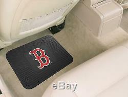 MLB Boston Red Sox Car Truck Floor Mats Seat Covers & Steering Wheel Cover Set