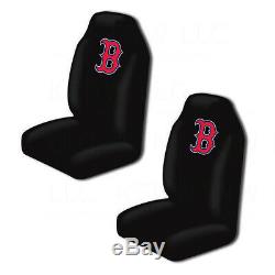 MLB Boston Red Sox Car Truck Floor Mats Seat Covers & Steering Wheel Cover Set