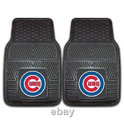 MLB Chicago Cubs Car Truck Floor Mats Seat Covers & Steering Wheel Cover Set