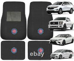 MLB Chicago Cubs Car Truck Seat Covers Floor Mats Steering Wheel Cover Emblem