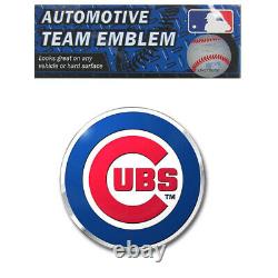 MLB Chicago Cubs Car Truck Seat Covers Floor Mats Steering Wheel Cover Emblem