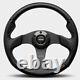 MOMO AUTOMOTIVE ACCESSORIES Jet Steering Wheel Leath er / Air Leather 320mm