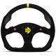 Momo Automotive Accessories Mod 30 Steering Wheel Black Suede Withbuttons