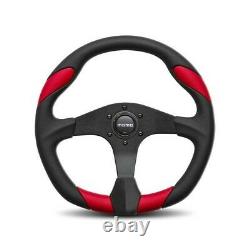 MOMO AUTOMOTIVE ACCESSORIES Quark Steering Wheel Polyurethane Red Insert