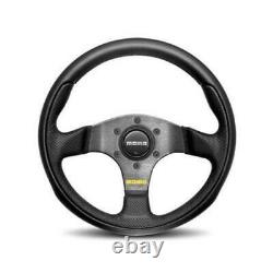 MOMO AUTOMOTIVE ACCESSORIES Team Steering Wheel Leather/Airleather Insrt