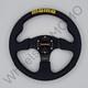 Momo Black Leather Street Sport Steering Wheel 350mm Brlyswbm