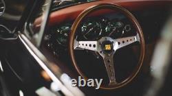 MOMO California Wood Steering Wheel Heritage 360mm Chrome Polished Spokes
