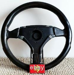 MOMO Cobra Oettinger leather steering wheel vintage VW Audi Seat Skoda RARE
