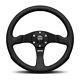 Momo Motorsport Competition Steering Wheel Black Airleather, 350mm Com35bk0b