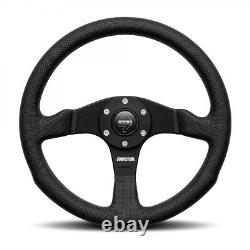 MOMO Motorsport Competition Steering Wheel Black Airleather, 350mm COM35BK0B