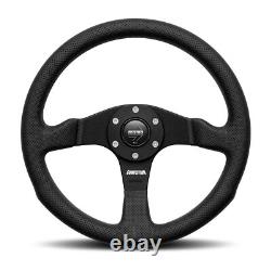 MOMO Motorsport Competition Steering Wheel Black Airleather, 350mm COM35BK0B
