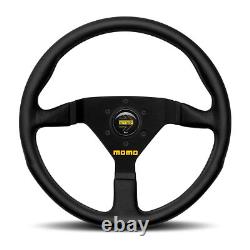 MOMO Motorsport MOD. 78 Racing Steering Wheel Black Leather, 350mm R1909/35L