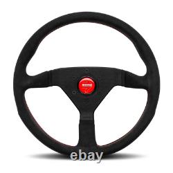 MOMO Motorsport Montecarlo Alcantara Steering Wheel Black, 350mm MCL35AL3B