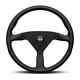 Momo Motorsport Montecarlo Street Steering Wheel Black Leather 350mm Mcl35bk1b