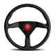 Momo Motorsport Montecarlo Street Steering Wheel Red Leather, 350mm Mcl35bk3b