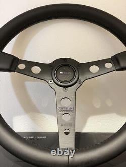 MOMO PROTOTIPO Black Edition Steering Wheel 350mm Unused F/S Ships from Japan