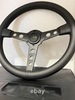 MOMO PROTOTIPO Black Edition Steering Wheel 350mm Unused F/S Ships from Japan