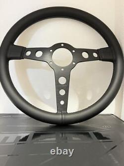 MOMO PROTOTIPO Black Edition Steering Wheel 350mm Unused F/S Ships from Japan