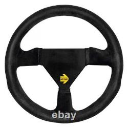 MOMO Steering Wheel MOD. 11 260 Diameter 0 Dish Black Suede Black Spokes