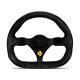 Momo Steering Wheel Mod. 27 290 Diameter 0 Dish Black Suede Black Spokes