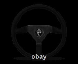 MOMO Steering Wheel Montecarlo 320 Diam 40 Dish Blk Alc Blk Stitch Blk Spokes