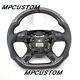 Mpcustom%real Carbon Fiber Steering Wheel Fit For Honda 7th Gen Accord 2003-2007