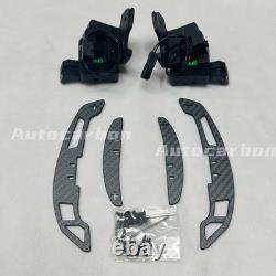 Magnetic Carbon Fiber Steering Wheel Paddles Shifters for Ford Raptor F150 15-20