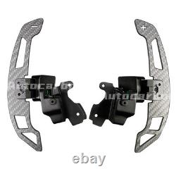 Magnetic Carbon Fiber Steering Wheel Paddles Shifters for Ford Raptor F150 15-20