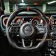 Matte Carbon Fiber Flat Steering Wheel For Jeep Wrangler Jl / Jt 18-25 Withheated