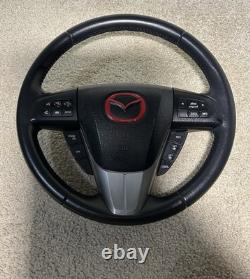 Mazda 3 2010-2013 Steering Wheel Leather USED Original OEM