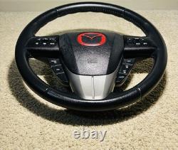 Mazda 3 2010-2013 Steering Wheel Leather USED Original OEM