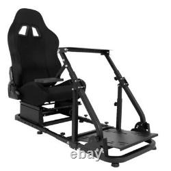 Minneer Racing Steering Wheel Stand with Black Seat fit Logitech G25 G27 G29