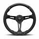 Momo Automotive Accessories Got35bk0b 350mm Gotham Steering Wheel Black New