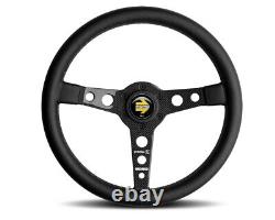 Momo Automotivepro35bk1c Prototipo Steering Wheel Leather Carbon Fiber