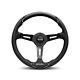 Momo Gotham Black Anodize Aluminum 350 Mm Diameter Steering Wheel P/n Got35bk0b