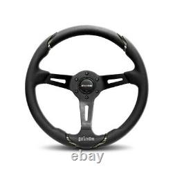 Momo Gotham Black Anodize Aluminum 350 Mm Diameter Steering Wheel P/N Got35bk0b
