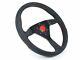 Momo Montecarlo Alcantara Steering Wheel 320mm Black/red Stitching Mcl32al3b