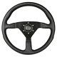 Momo Montecarlo Steering Wheel 350mm (black Leather / Black Stitching)