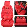 Mosaic Diamond Refined Leather Luxury Swan Car Seat Cover & Steering Wheel Cover