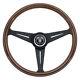 Nardi Italy Steering Wheel Classic Classico Wood Black Spokes 390mm Kba/abe