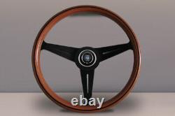 NARDI Italy Steering Wheel Classic Classico Wood Black Spokes 390mm KBA/ABE