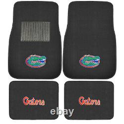 NCAA Florida Gators Floor Mats Seat Covers Steering Wheel Cover 10pc Set